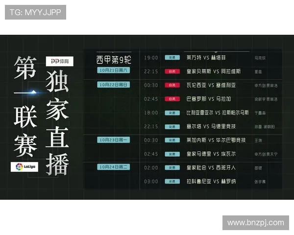 西甲联赛在哪些频道可以观看及转播时间